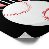 Poster Bonnet de baseball de Pâques Oreilles Amusants de (Coin)