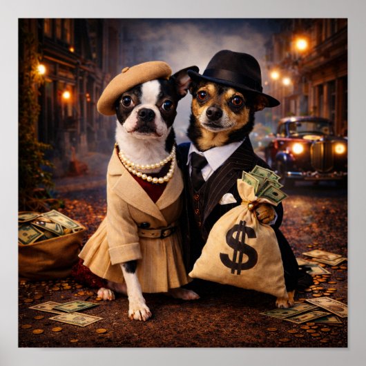 Poster "Bonnie & Clyde" (Devant)