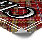Poster Bonnie Ecosse Je Adore Le Clan Ogilvie Tartan (Coin)
