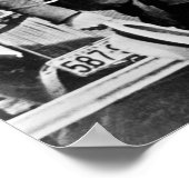 Poster Bonnie et Clyde avec leur voiture - Vers 1934 (Coin)