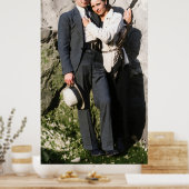 Poster Bonnie Et Clyde Embrace 1933 Remastered (Cuisine)