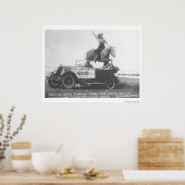 Poster Bonnie Grey sautant son cheval. (Cuisine)