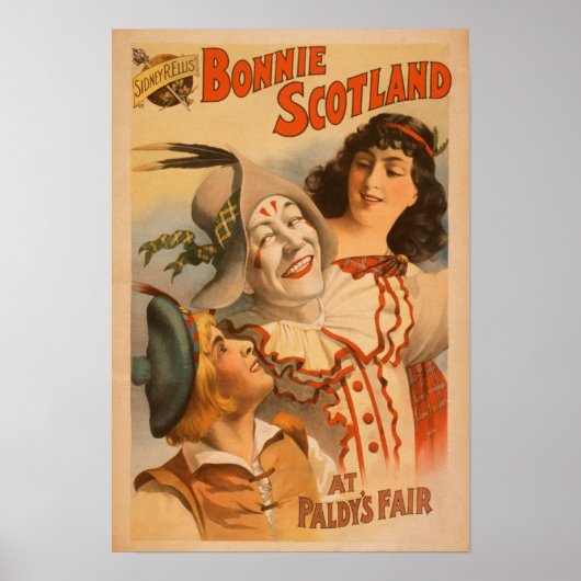 Poster Bonnie Scotland au Fair Clown Theatre (Devant)