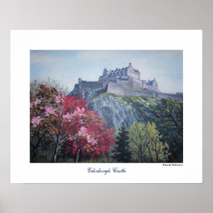 Poster Bonnie Scotland Edimbourg Castle Scotland fine art