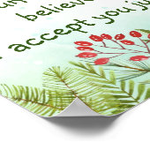 Poster Bons amis Comprendre Noël inspirant (Coin)