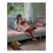 Poster Bons Amis par Albert Edelfelt 1881 (Devant)