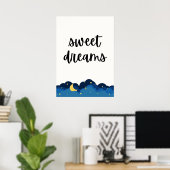 Poster Bons rêves (Bureau à domicile)