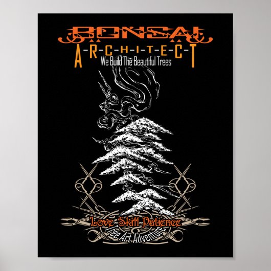 Poster Bonsai Arbre Art de Tedy Boy Bonsai Indonésie (Devant)