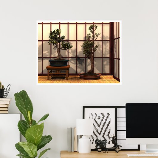 POSTER BONSAIS (Bureau à domicile)