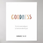 Poster Bonté du fruit de l'affiche spirituelle (Devant)