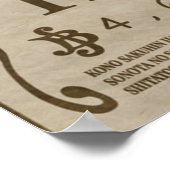 Poster Bonté Recherchée KAIDO kaido (Coin)