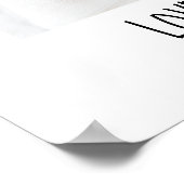 Poster Bonus Papa Photo Personnalisé | Beau-Père Personna (Coin)