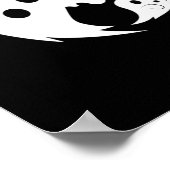 Poster Boo blanc (Coin)