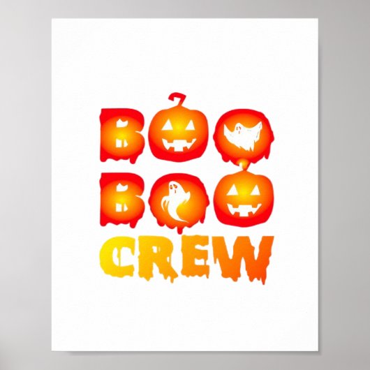 Poster Boo Boo Crew T-Shirt surdimensionné (Devant)