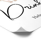 Poster Boo Boo Halloween Baby showers Boissons (Coin)