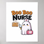 Poster Boo Boo Infirmière En Service Classique T-Shirt (Devant)