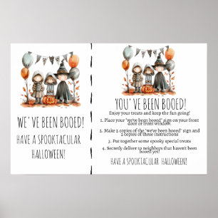 Poster Boo Crew Surprise – Un jeu d'Halloween