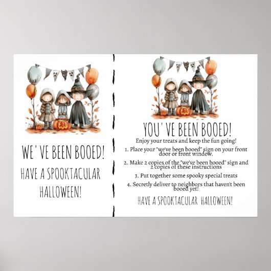Poster Boo Crew Surprise – Un jeu d'Halloween (Devant)