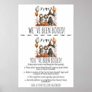 Poster Boo Crew Surprise – Un jeu d'Halloween