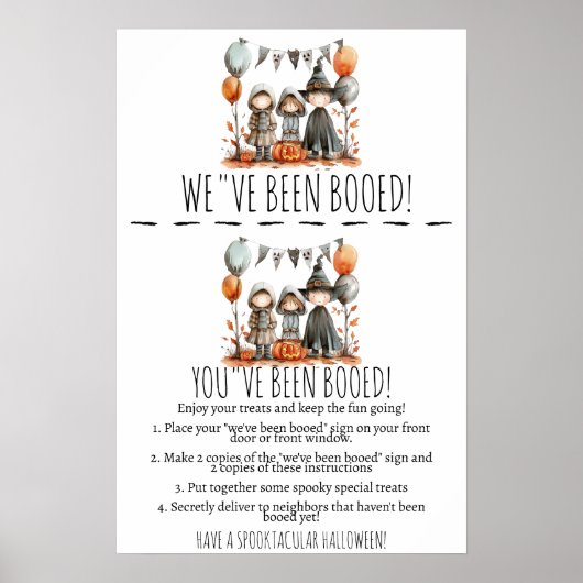 Poster Boo Crew Surprise – Un jeu d'Halloween (Devant)