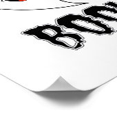 Poster Boo ! Cute Little Halloween Par Lucas Retro Classi (Coin)