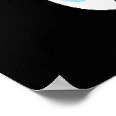 Poster Boo-don Drôle Fantôme Udon Pun Dark BG (Coin)