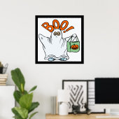 POSTER BOO ! FANTÔME (Bureau à domicile)