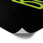 Poster Boo-ger Funny Halloween Booger Ghost Pun Dark BG (Coin)