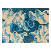 Poster Boo ! Impression d'Halloween fantôme Pointillisme (Devant)