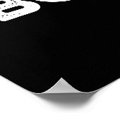 Poster Boo-ling Drôle Halloween Bowling Ghost Pun Dark BG (Coin)