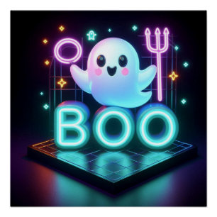 Poster BOO Sweet Halloween Ghost