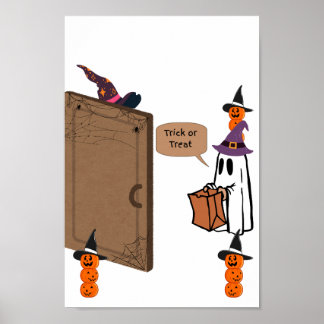 Poster "Boo ! Trick ou Treat ?"