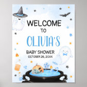 Poster Boo-y Halloween Baby Shower Welcome (Devant)