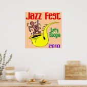 Poster Boogie au Jazz Fest (Cuisine)