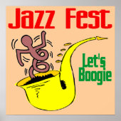 Poster Boogie au Jazz Fest (Devant)