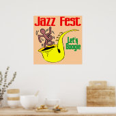 Poster Boogie au Jazz Fest (Cuisine)