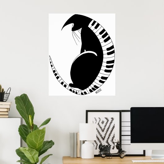 Poster Boogie cat (Bureau à domicile)