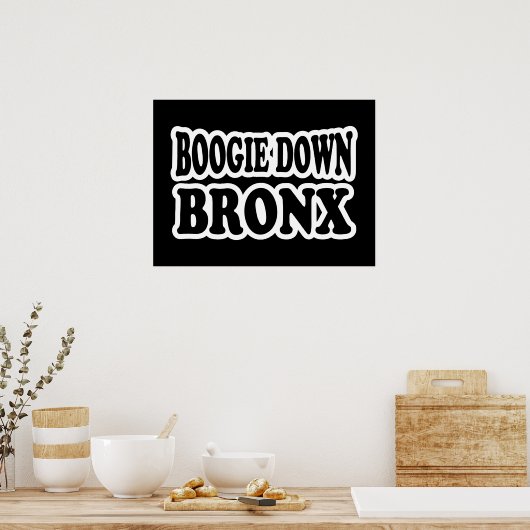 Poster Boogie Down Bronx, NYC (Cuisine)