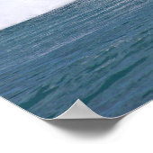 Poster Boogieboarder de la baie de Waimea (Coin)