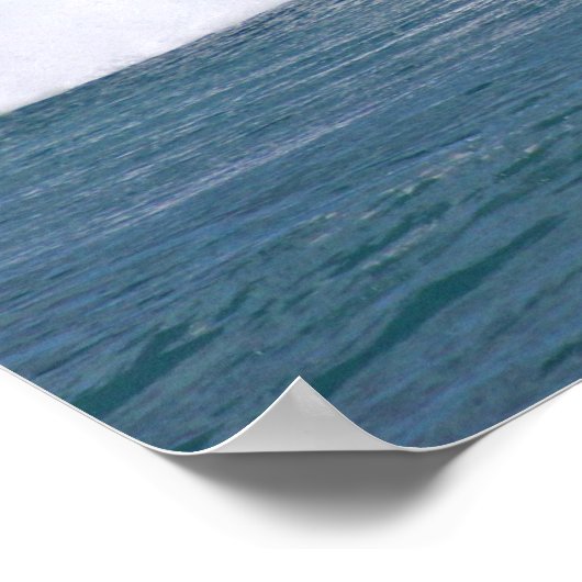 Poster Boogieboarder de la baie de Waimea (Coin)