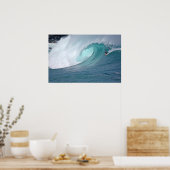 Poster Boogieboarder de la baie de Waimea (Cuisine)