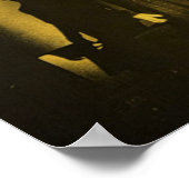 Poster Booh Vampire Jaune Horreur Nosferatu (Coin)