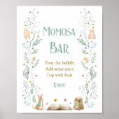 Poster Book Baby Shower Momosa Bar (Devant)