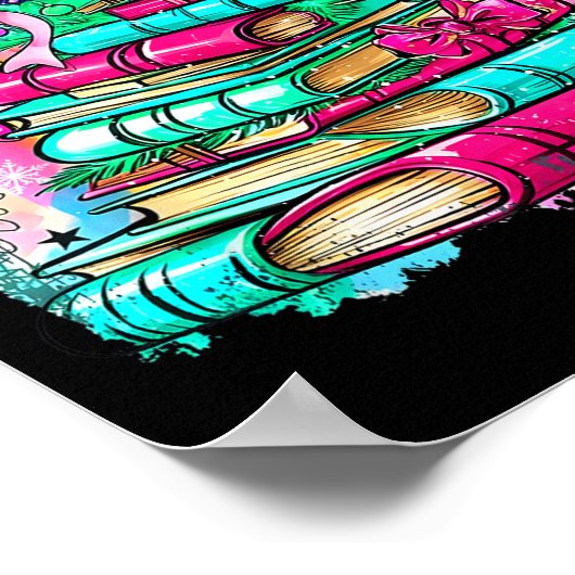 Poster Book Christmas Tree Lights Teacher Librarian Book (Coin)