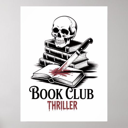 Poster Book Club Thriller (Devant)