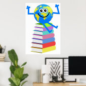 Poster Book Globe (Bureau à domicile)