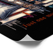 Poster Book Lover, Just One More Chapter Funny Gift Men,  (Coin)