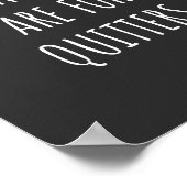 Poster Bookmarks Are for Quitters (Coin)