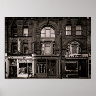 Poster Books and Bistros and Butchers No 4