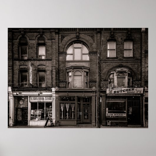 Poster Books and Bistros and Butchers No 4 (Devant)